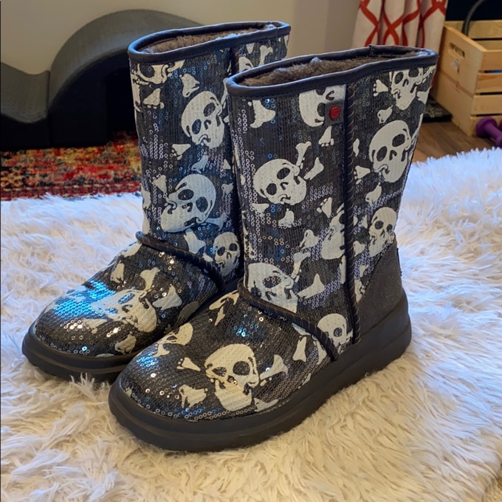 Sequined Skull Ugg Boots